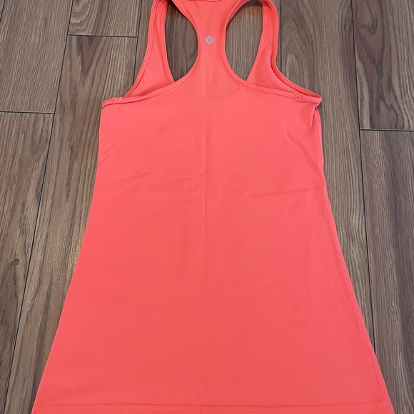 Lululemon Women's Orange Racerback Tank Top - Picture 4 of 7